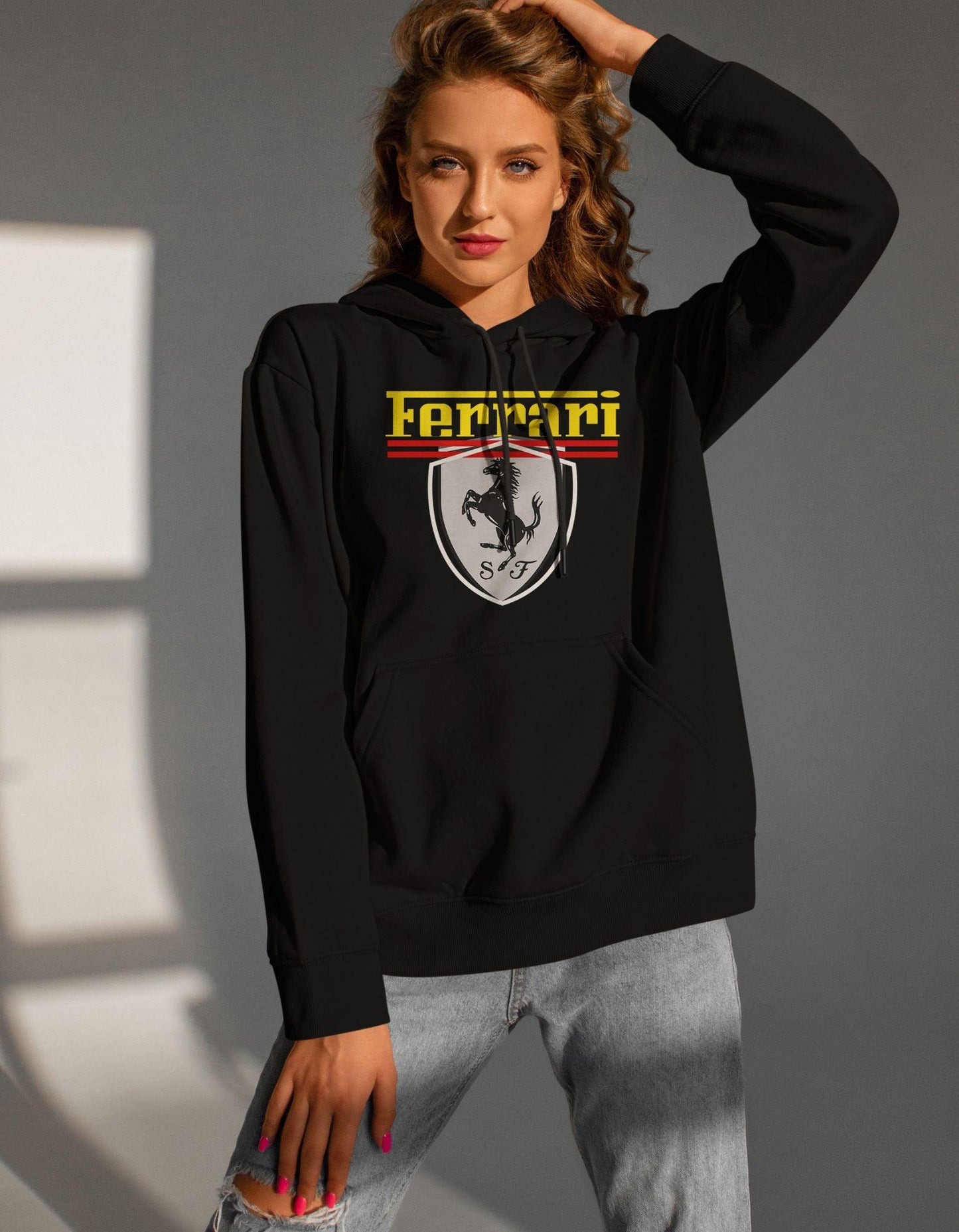 Ferrari Printed Unisex Hoodie For Men/Women - ShosaQualiTees