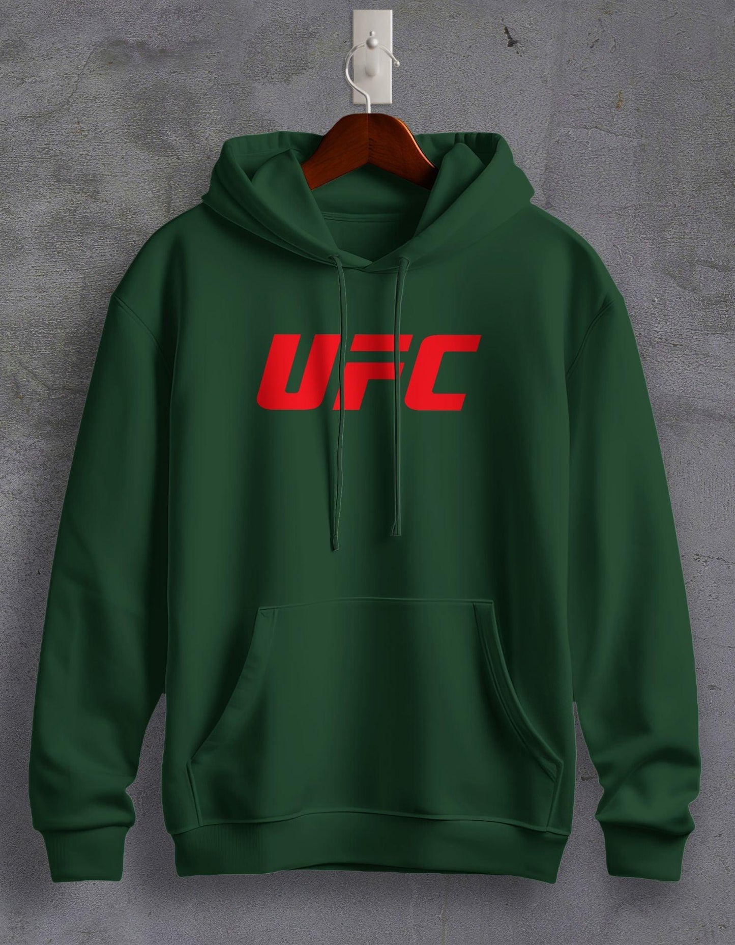 UFC RED Printed Unisex Hoodie For Men/Women