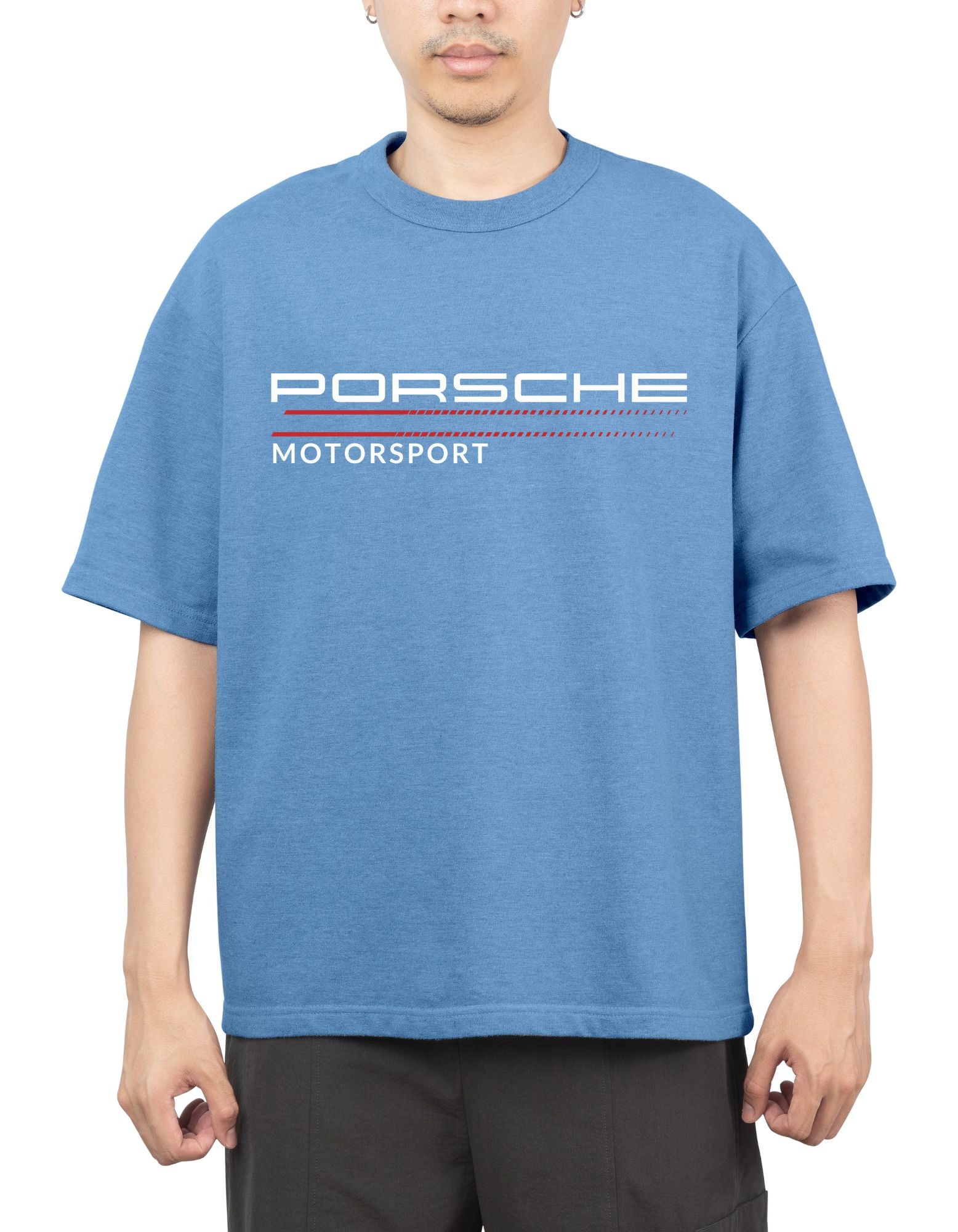 Porsche Mortorsport Printed Oversized T-shirt for Men