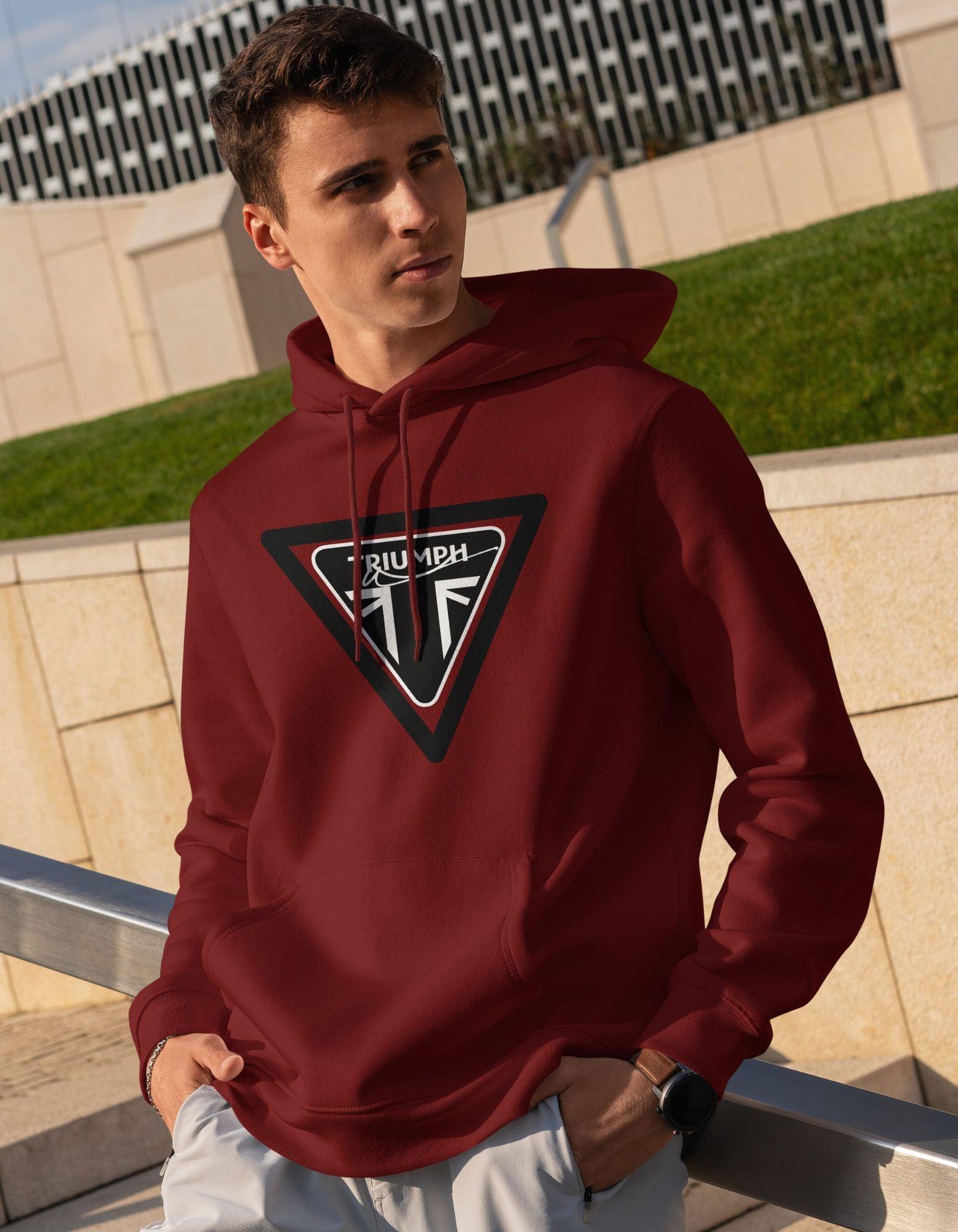 Triumph Printed Unisex Hoodie For Men/Women