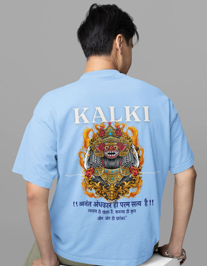 Kalki Printed Oversized T-shirt for Men