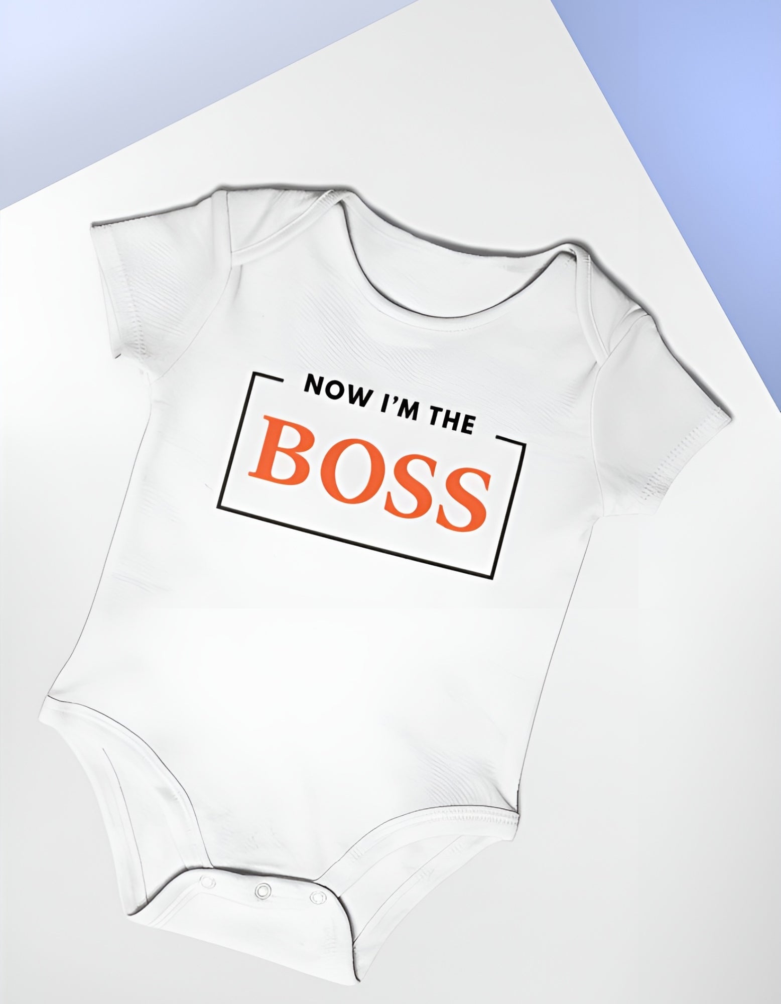 I'm the Boss Printed Romper for Kid's