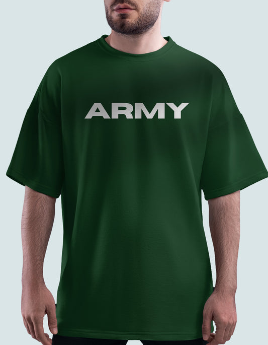 Army Oversized T-shirt for Men