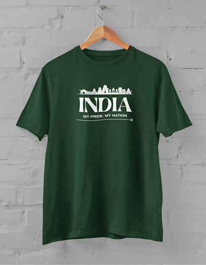 India My Pride My Nation Half Sleeve T-Shirt for Men