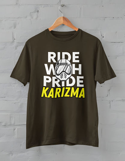 Ride With Pride Karizma Half Sleeve T-Shirt for Men