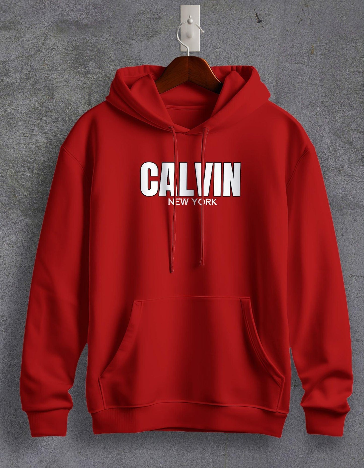 Calvin Typography Unisex Hoodie For Men/Women