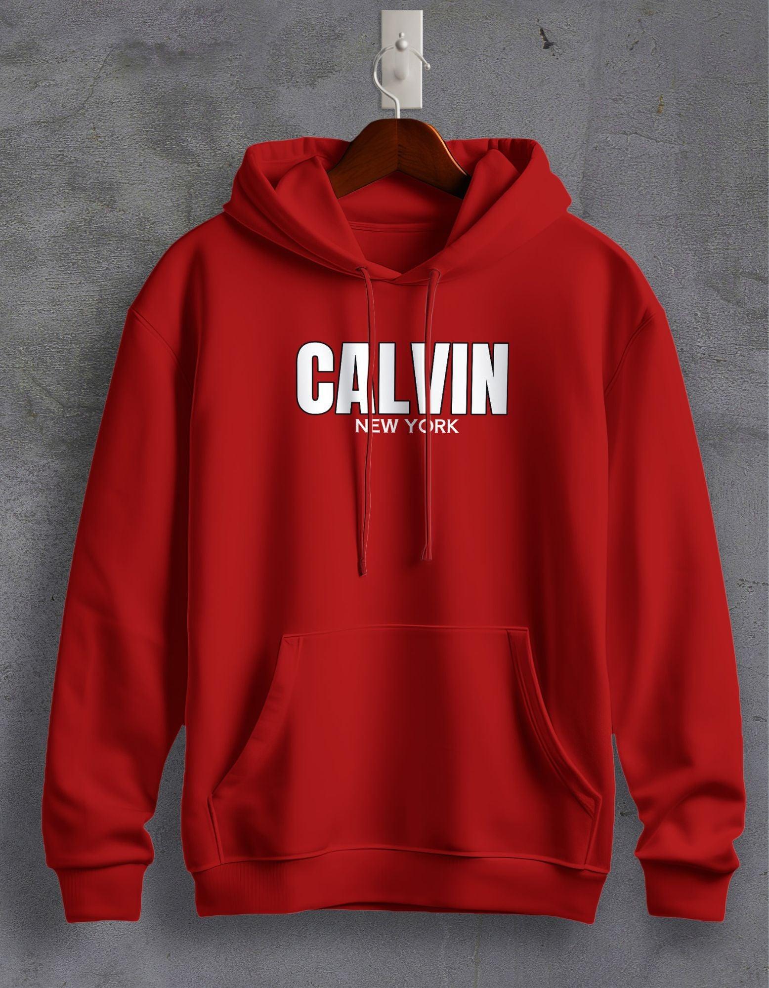 Calvin Typography Unisex Hoodie For Men/Women