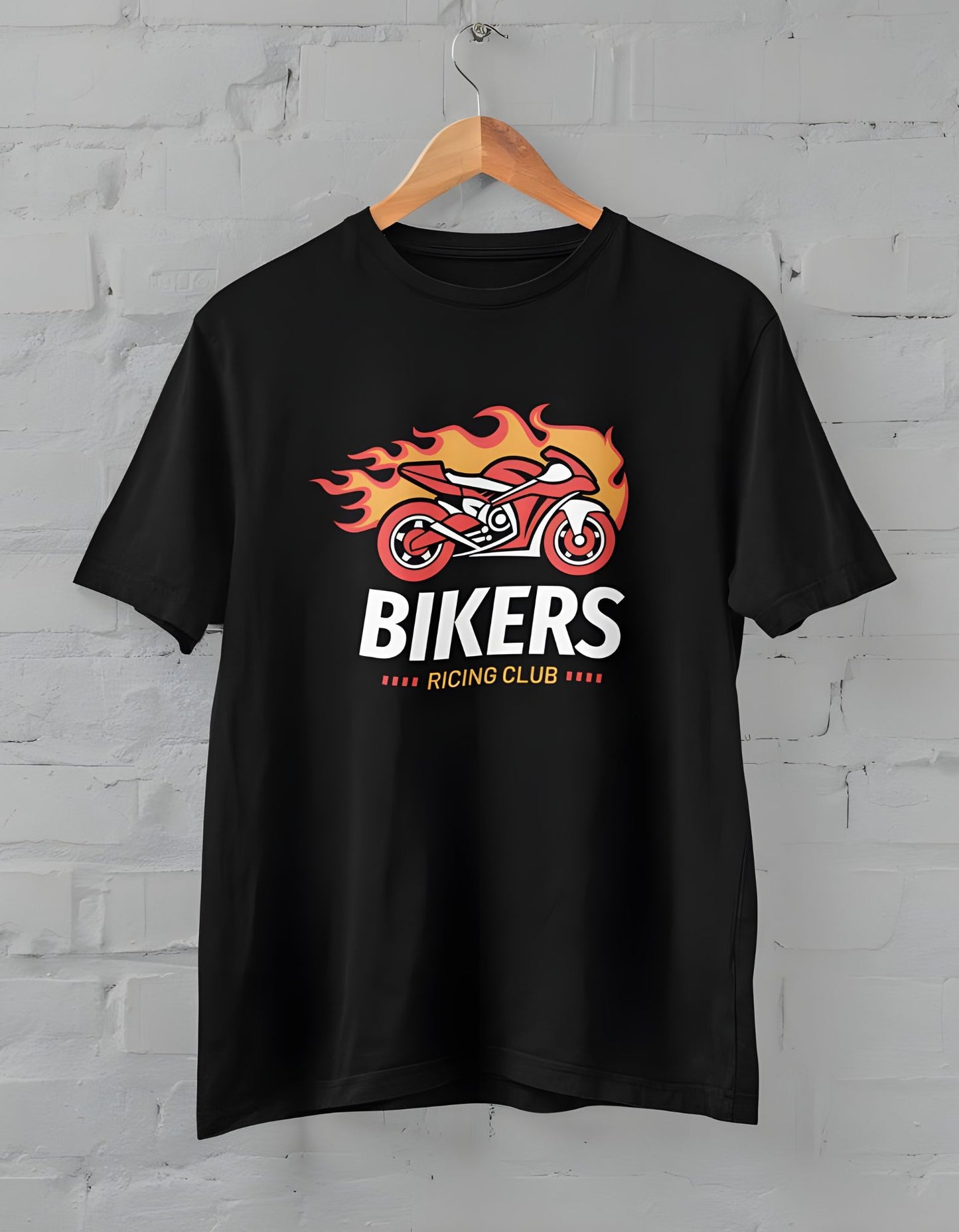 Bikers Racing Team Half Sleeve T-Shirt for Men