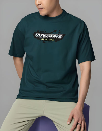 Hyperwave Nightlife Oversized T-shirt for Men