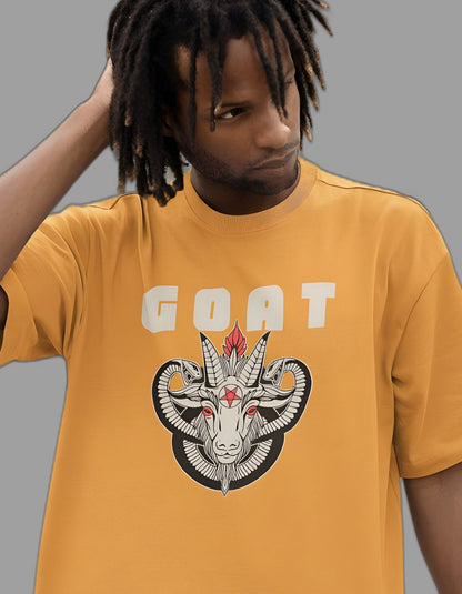 GOAT WWE Oversized T-shirt for Men