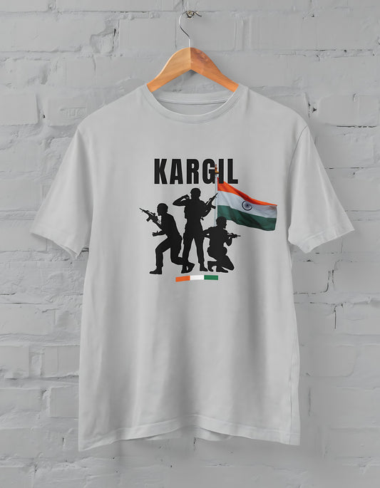 Kargil Army Half Sleeve T-Shirt for Men