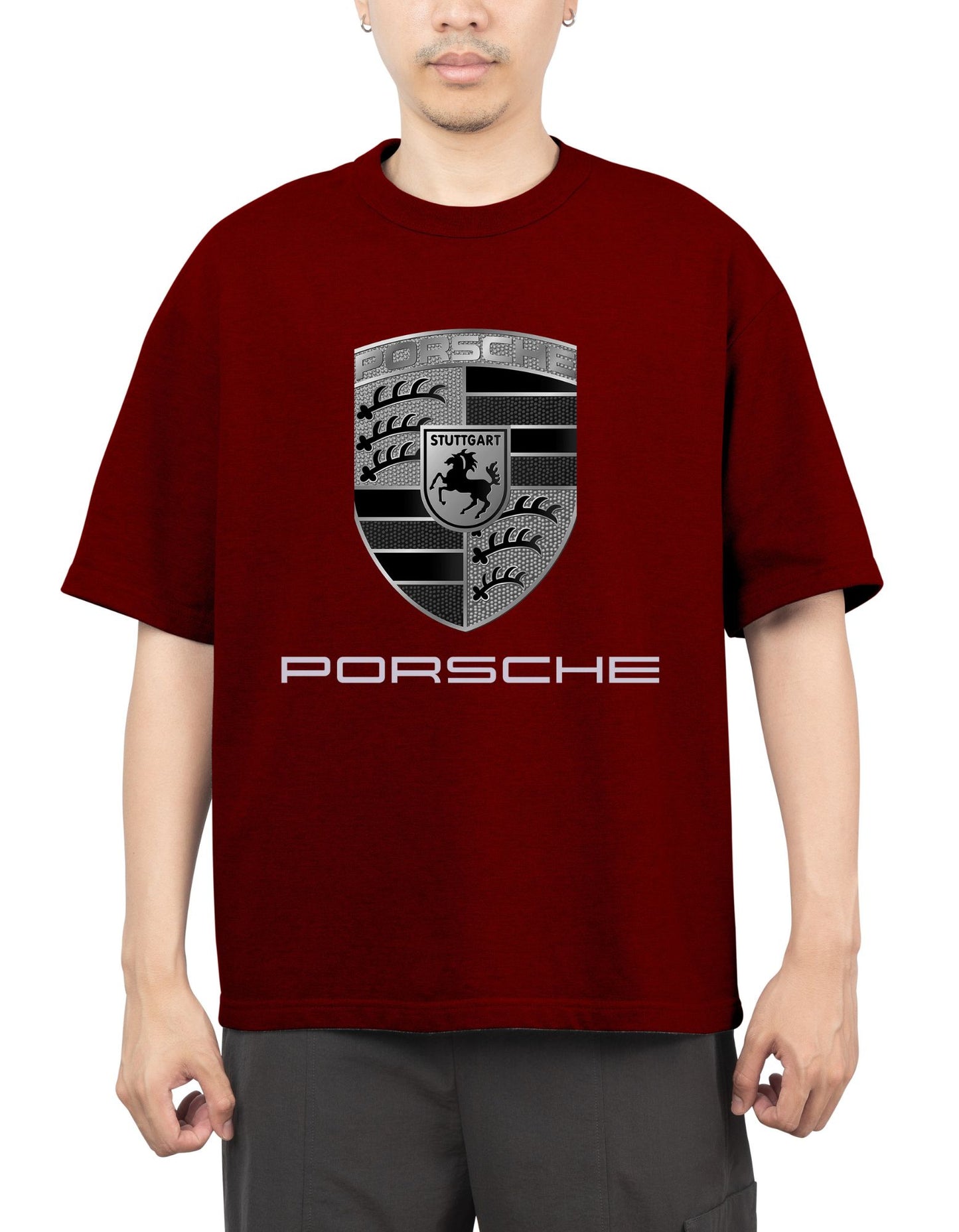 Porsche Graphic Oversized T-shirt for Men