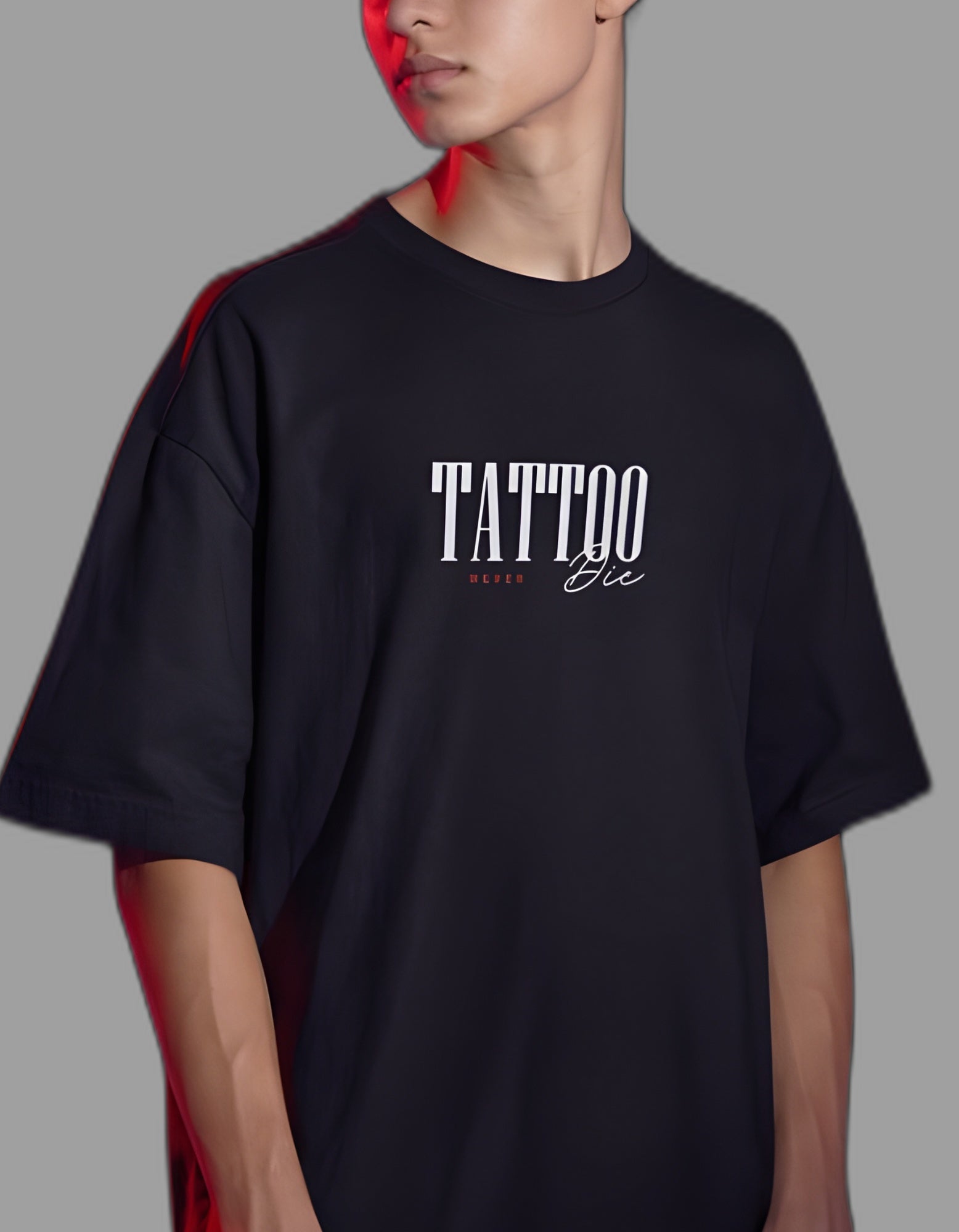 Tattoo Never Die Oversized T-shirt for Men