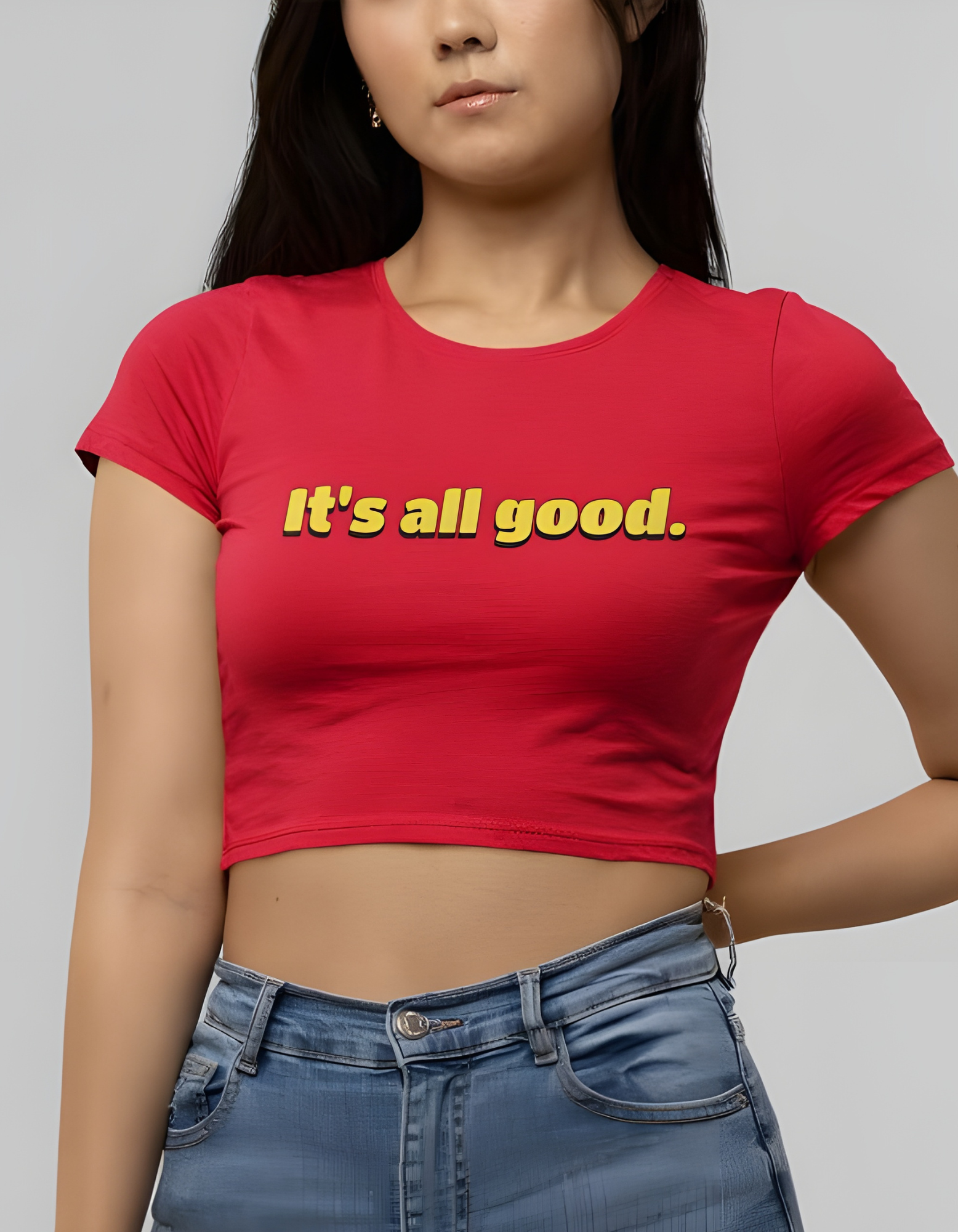 Its All Good Crop Top for Women