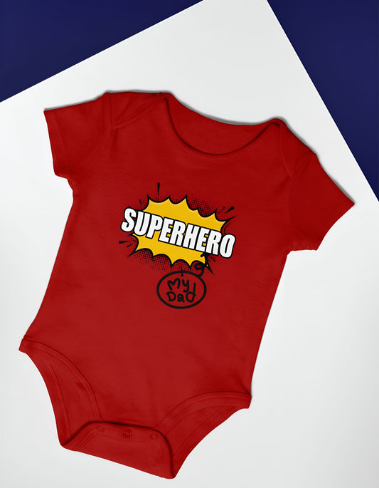 Superhero My Dad Romper For Kid's / Boy Or Girl