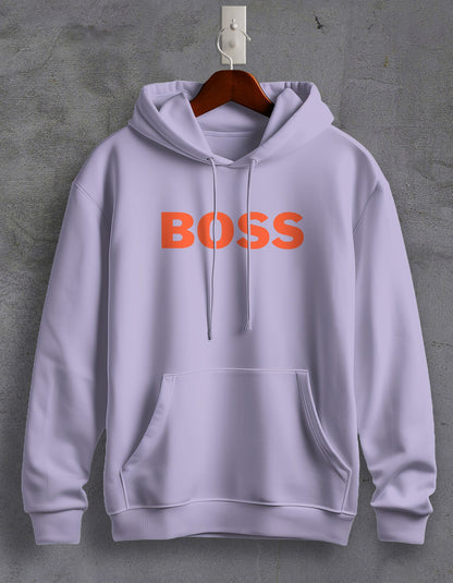 Boss Printed Unisex Hoodie For Men/Women