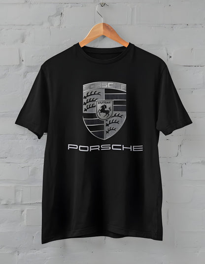 Porsche Printed Half Sleeve T-shirt for Men