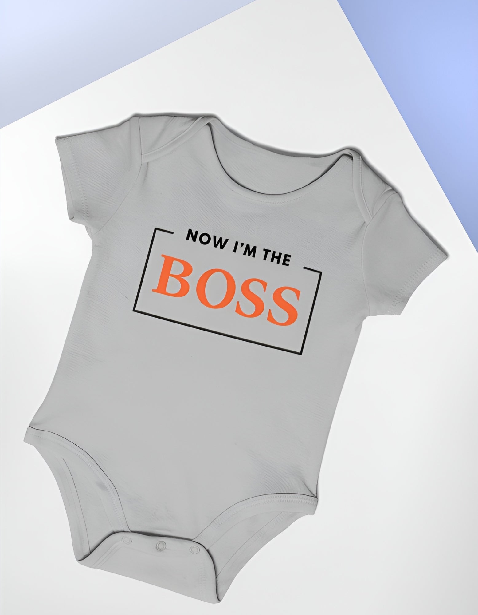 I'm the Boss Printed Romper for Kid's