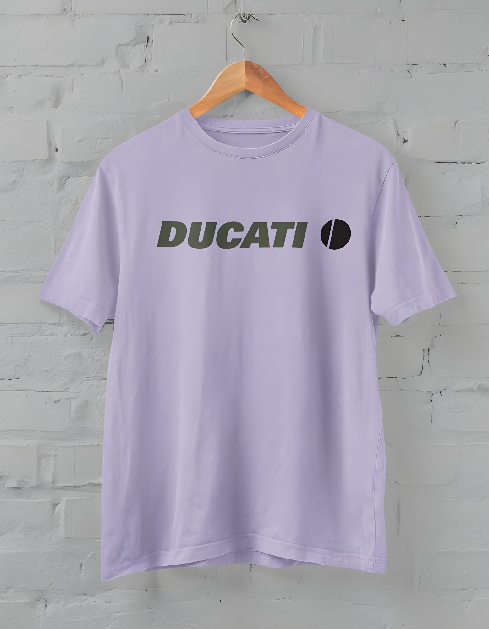 Ducati Typography Half Sleeve T-Shirt for Men