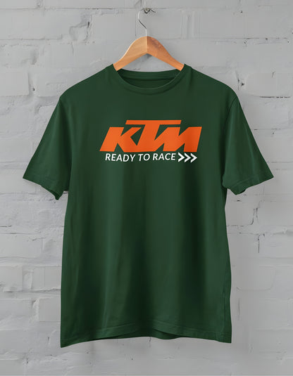 KTM Printed Half Sleeve T-shirt for Men