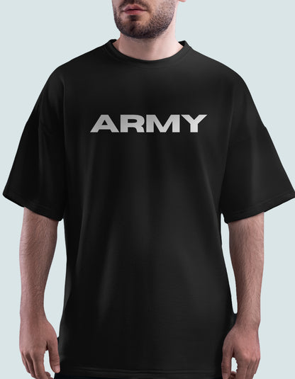 Army Oversized T-shirt for Men