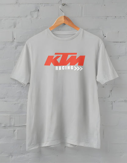 KTM Racing Printed Half Sleeve T-shirt for Men