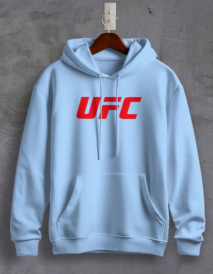 UFC RED Printed Unisex Hoodie For Men/Women