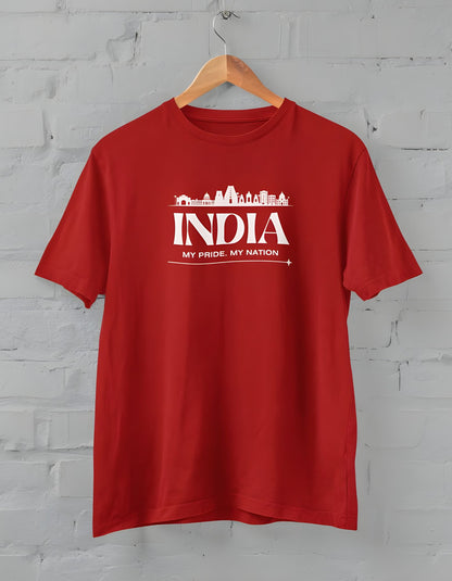 India My Pride My Nation Half Sleeve T-Shirt for Men