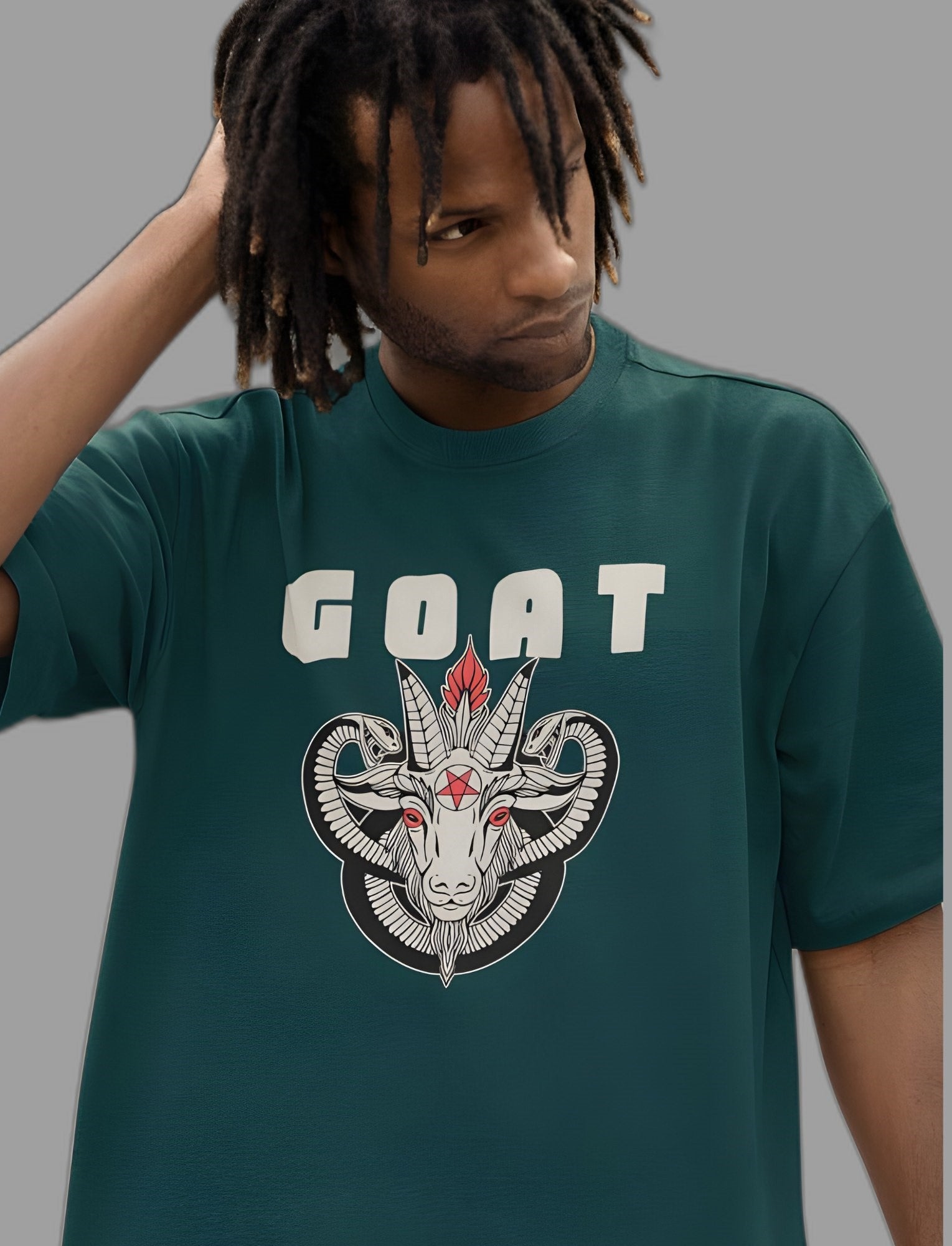 GOAT WWE Oversized T-shirt for Men