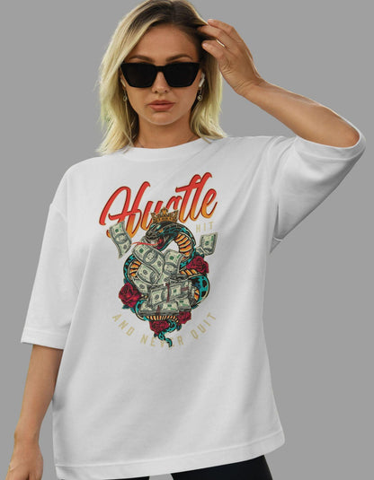 Hustle Money Oversized Tshirt for Women