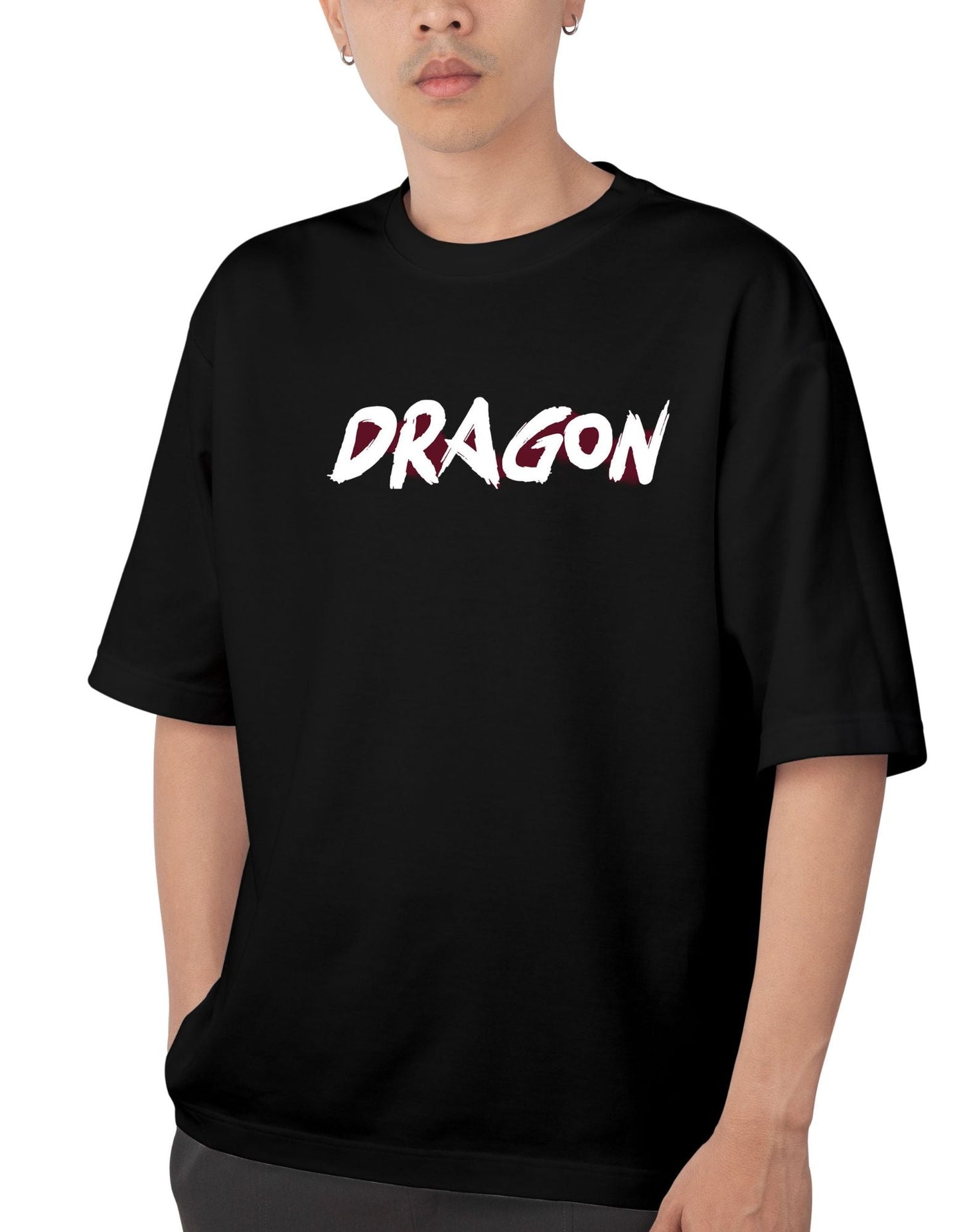 Dragon Sea Wave Premium French Terry Unisex Oversiized T-shirt