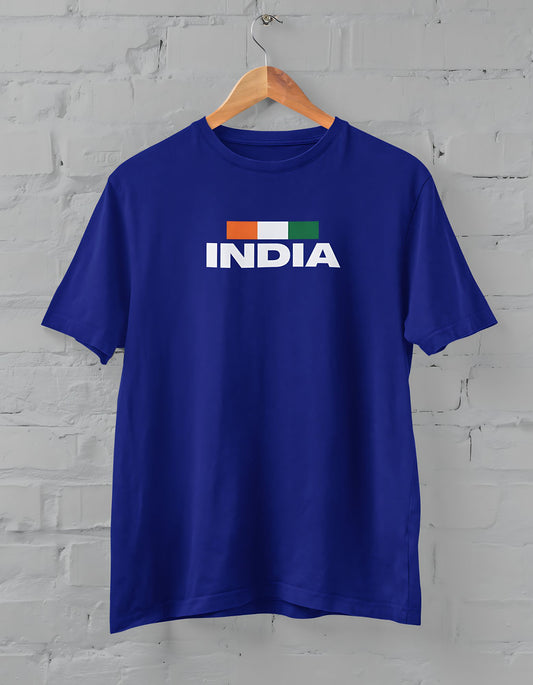 India Half Sleeve T-Shirt for MenIndia Half Sleeve T-Shirt for Men