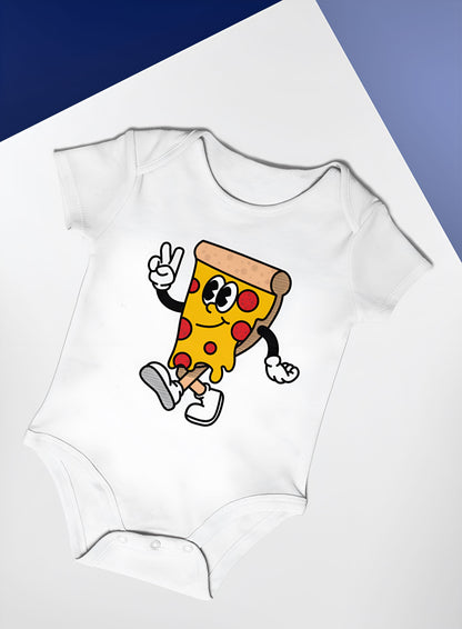 Pizzaslice Cartoon Romper For Kid's / Boy Or Girl