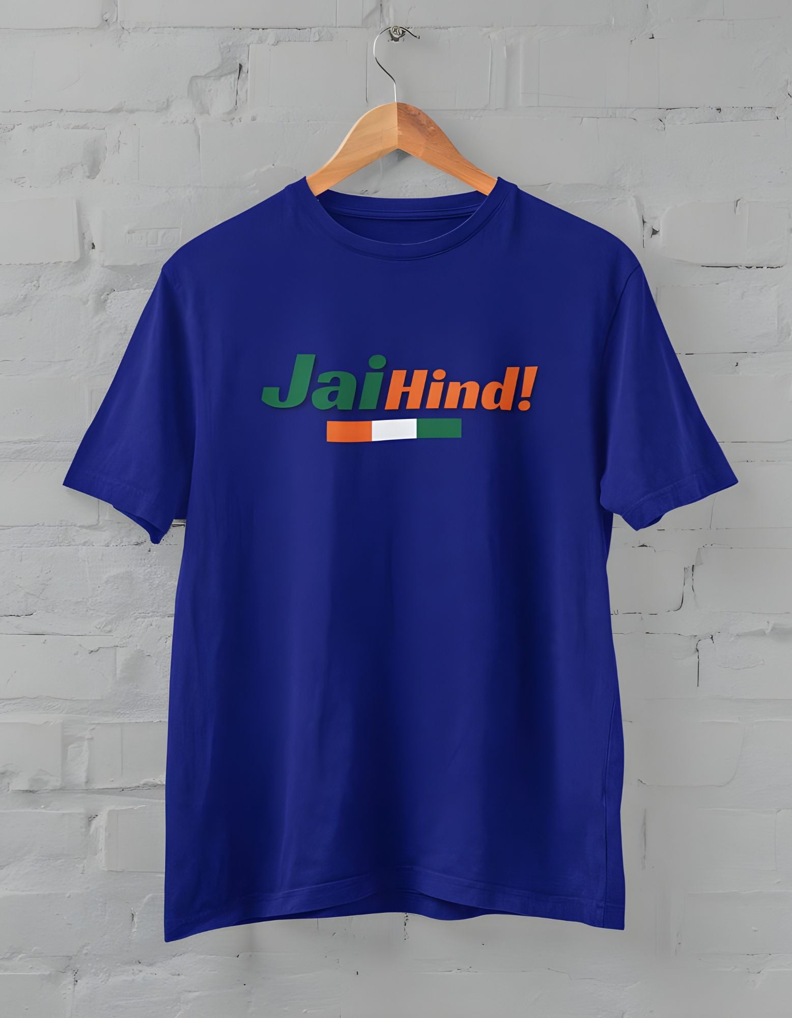 Jai Hind Half Sleeve T-Shirt for Men