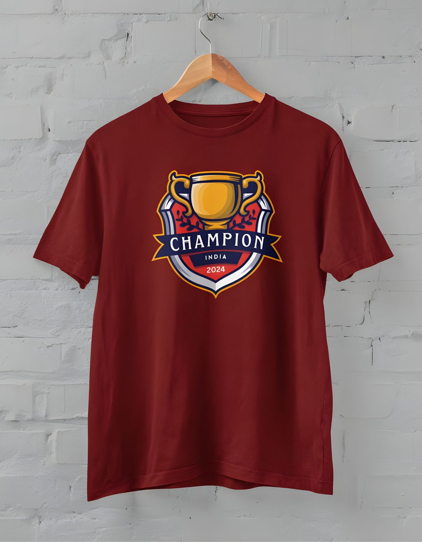 Champions India Half Sleeve T-shirt for Men