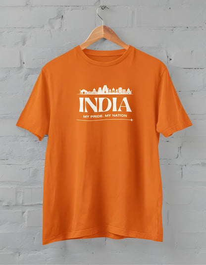 India My Pride My Nation Half Sleeve T-Shirt for Men