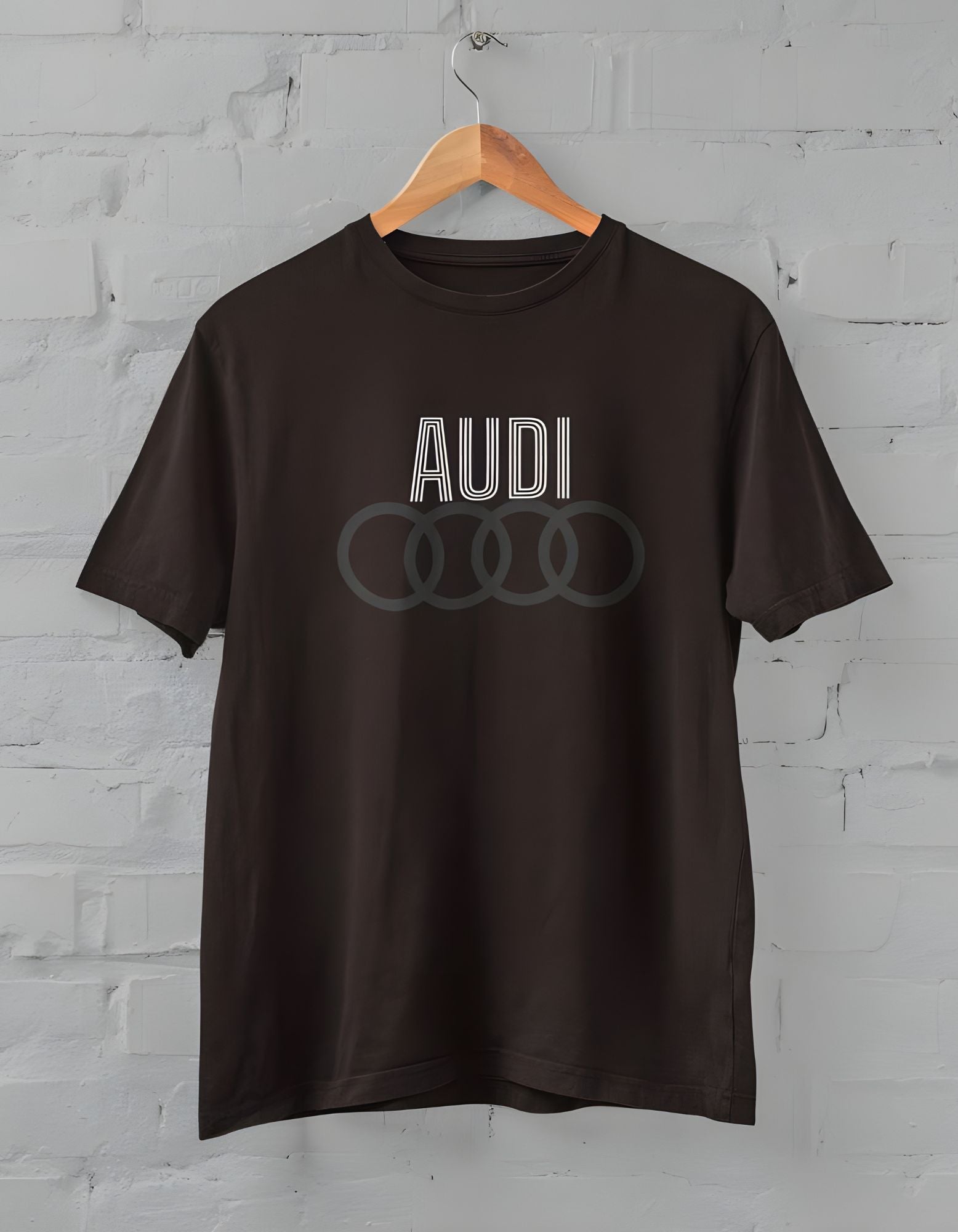 Audi Printed Half Sleeve T-shirt for Men