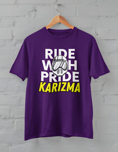 Ride With Pride Karizma Half Sleeve T-Shirt for Men