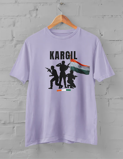 Kargil Army Half Sleeve T-Shirt for Men