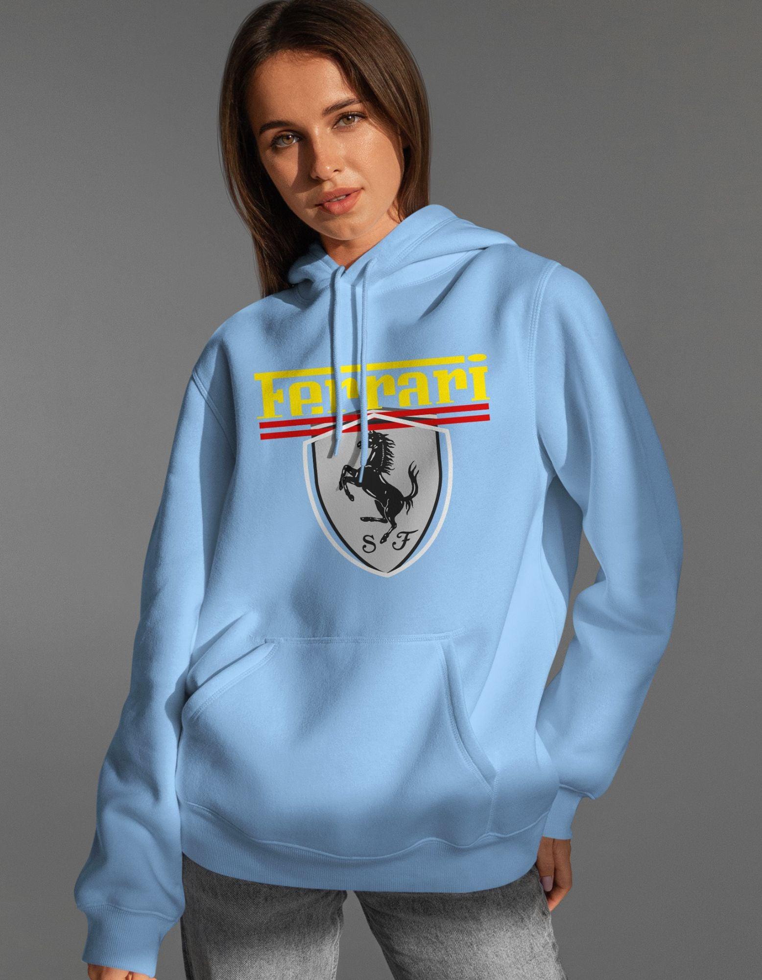 Ferrari Printed Unisex Hoodie For Men/WomenFerrari Printed Unisex Hoodie For Men/Women