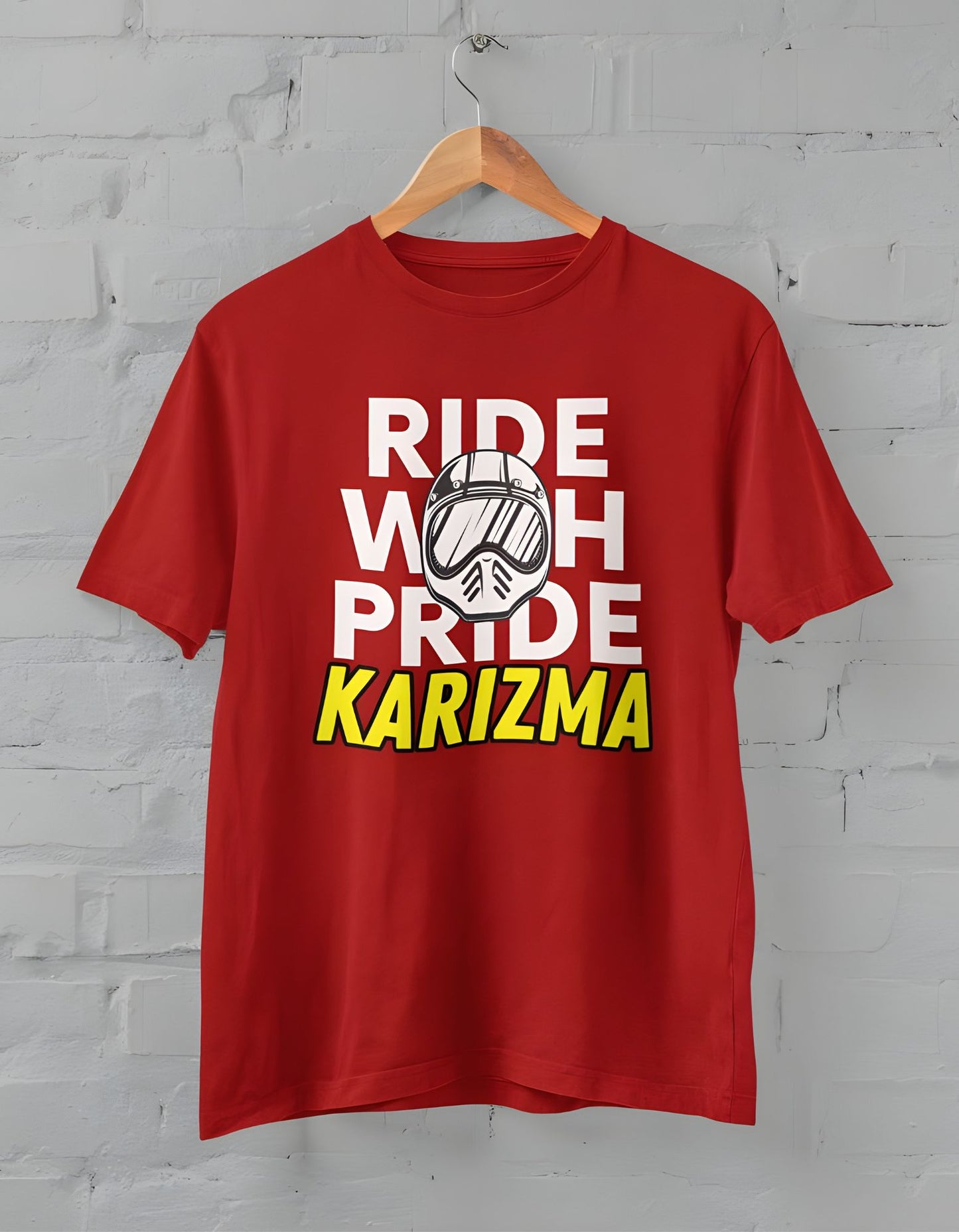 Ride With Pride Karizma Half Sleeve T-Shirt for Men