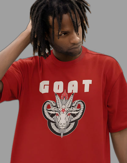 GOAT WWE Oversized T-shirt for Men