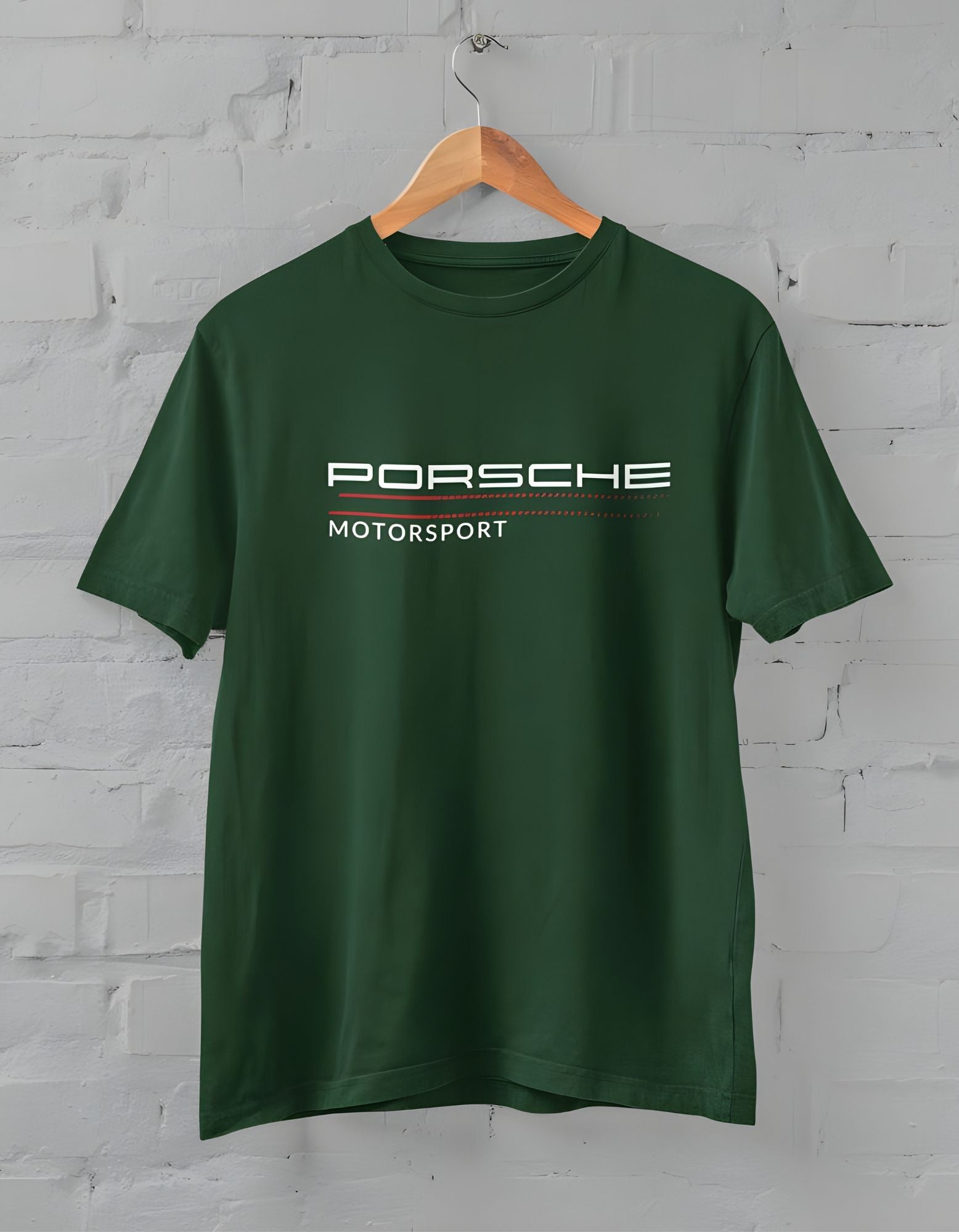 Porsche Printed Half Sleeve T-shirt for Men