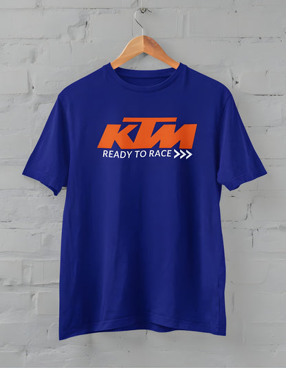 KTM Printed Half Sleeve T-shirt for Men