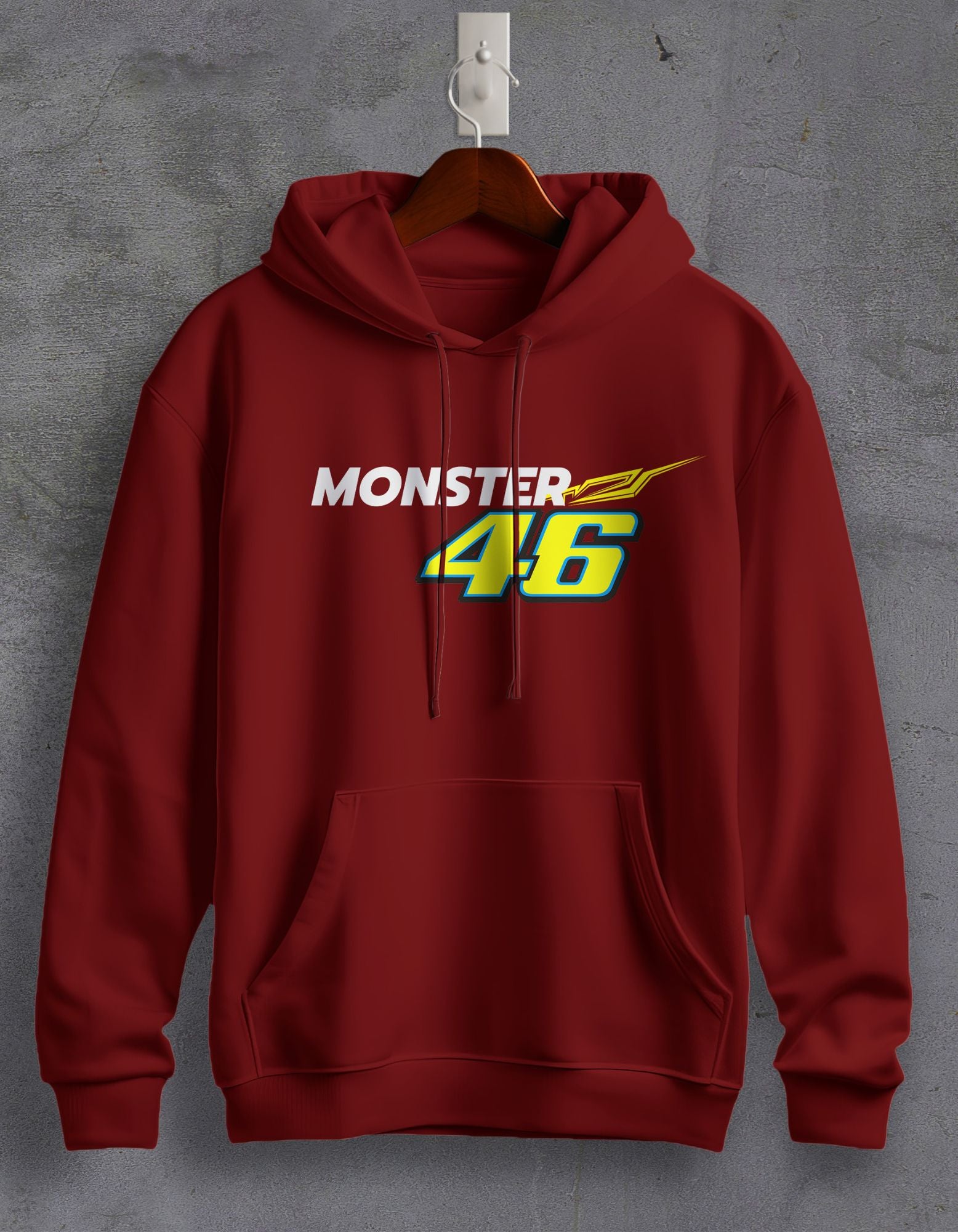 VR-46 Monster Printed Unisex Hoodie For Men/Women