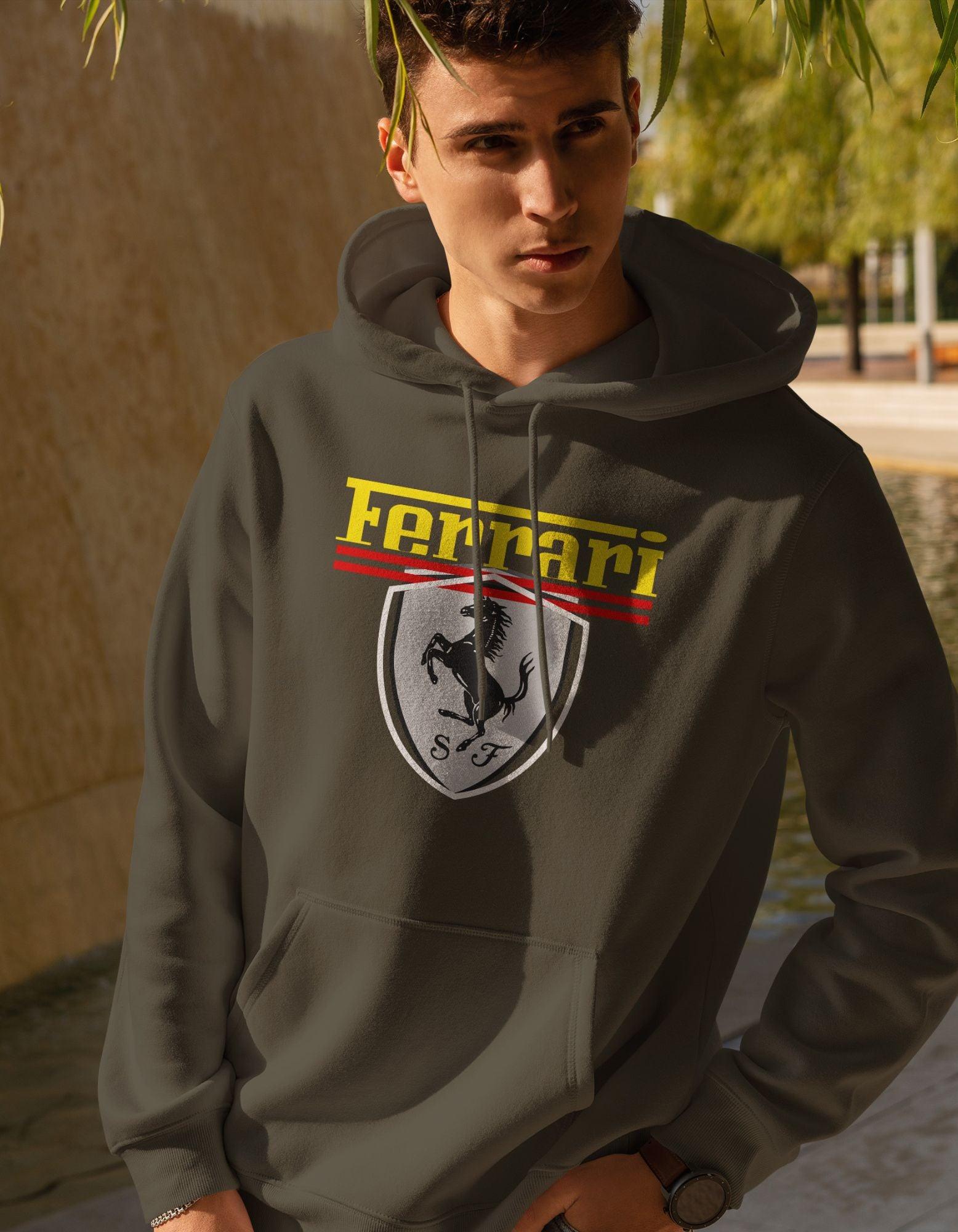 Ferrari Printed Unisex Hoodie For Men/Women