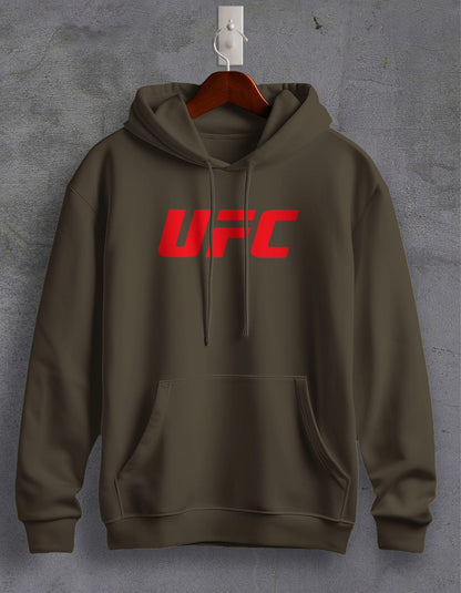 UFC RED Printed Unisex Hoodie For Men/Women