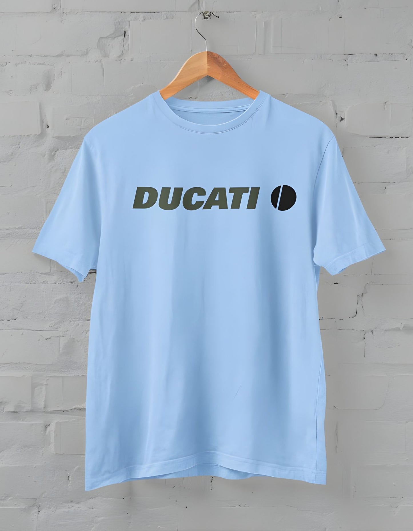 Ducati Typography Half Sleeve T-Shirt for Men