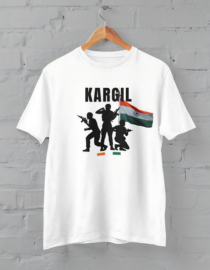 Kargil Army Half Sleeve T-Shirt for Men