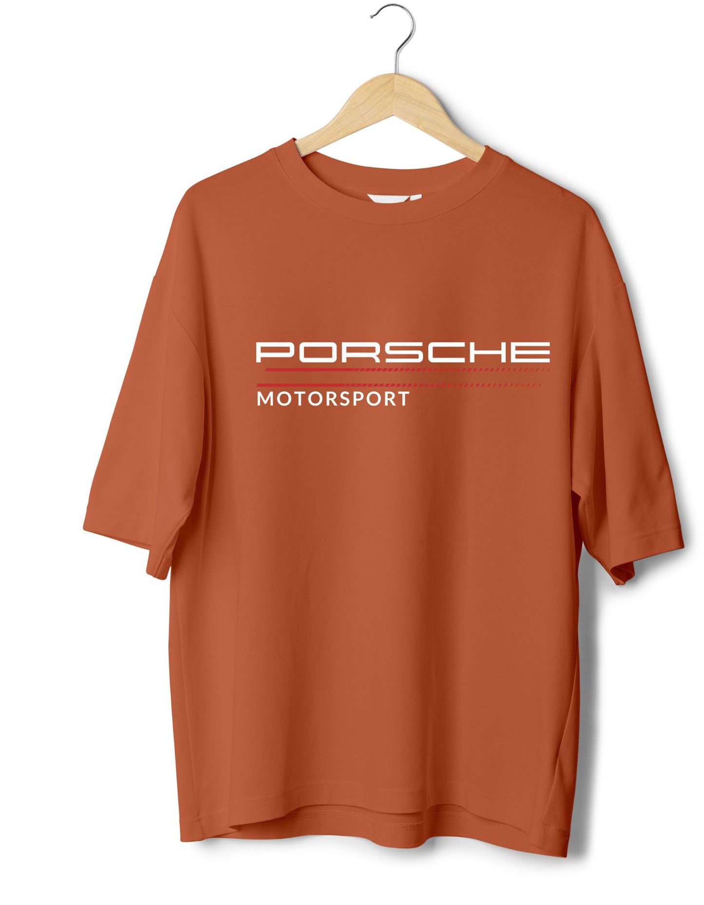 Porsche Mortorsport Printed Oversized T-shirt for Men